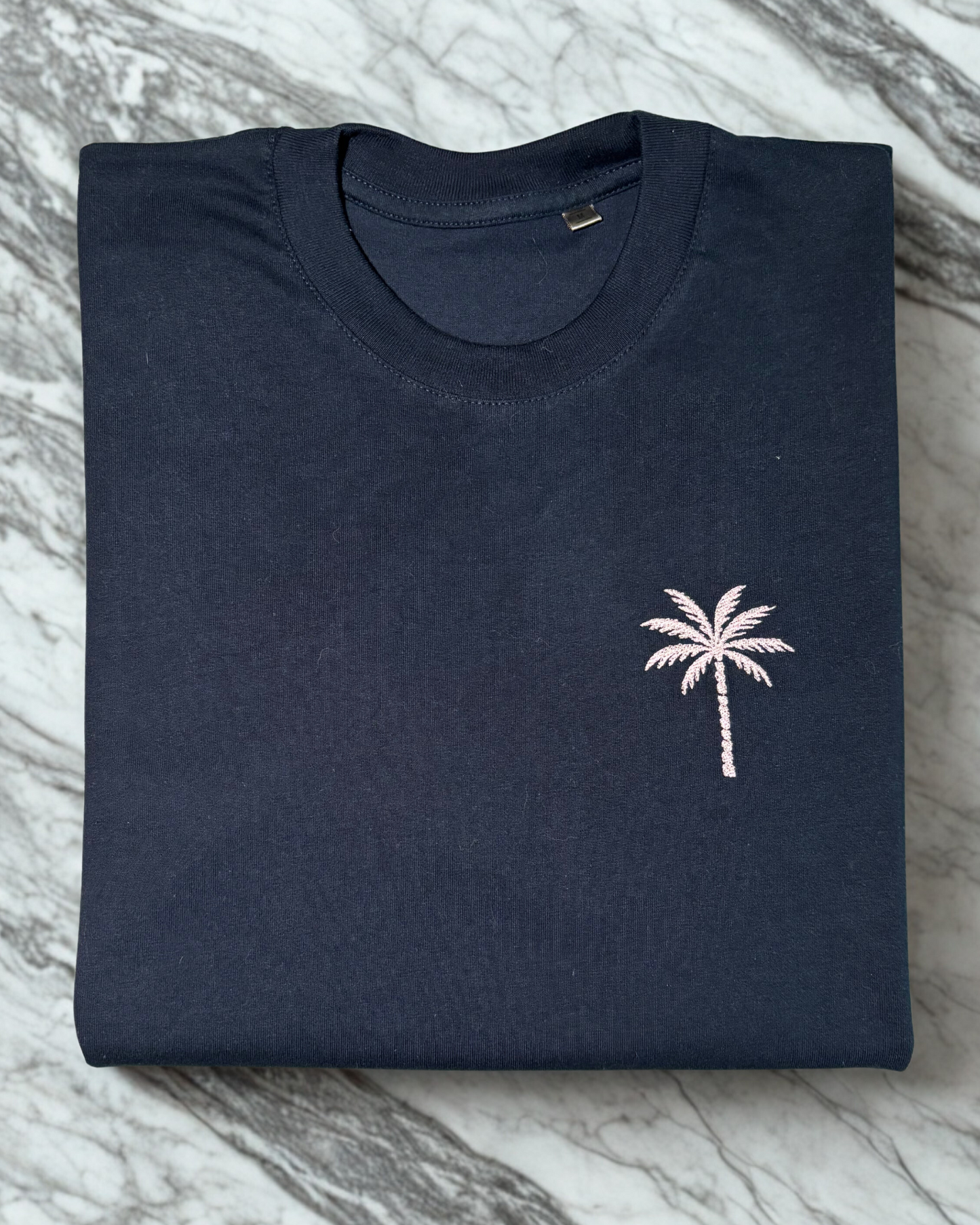 T-shirt brodé Palmier