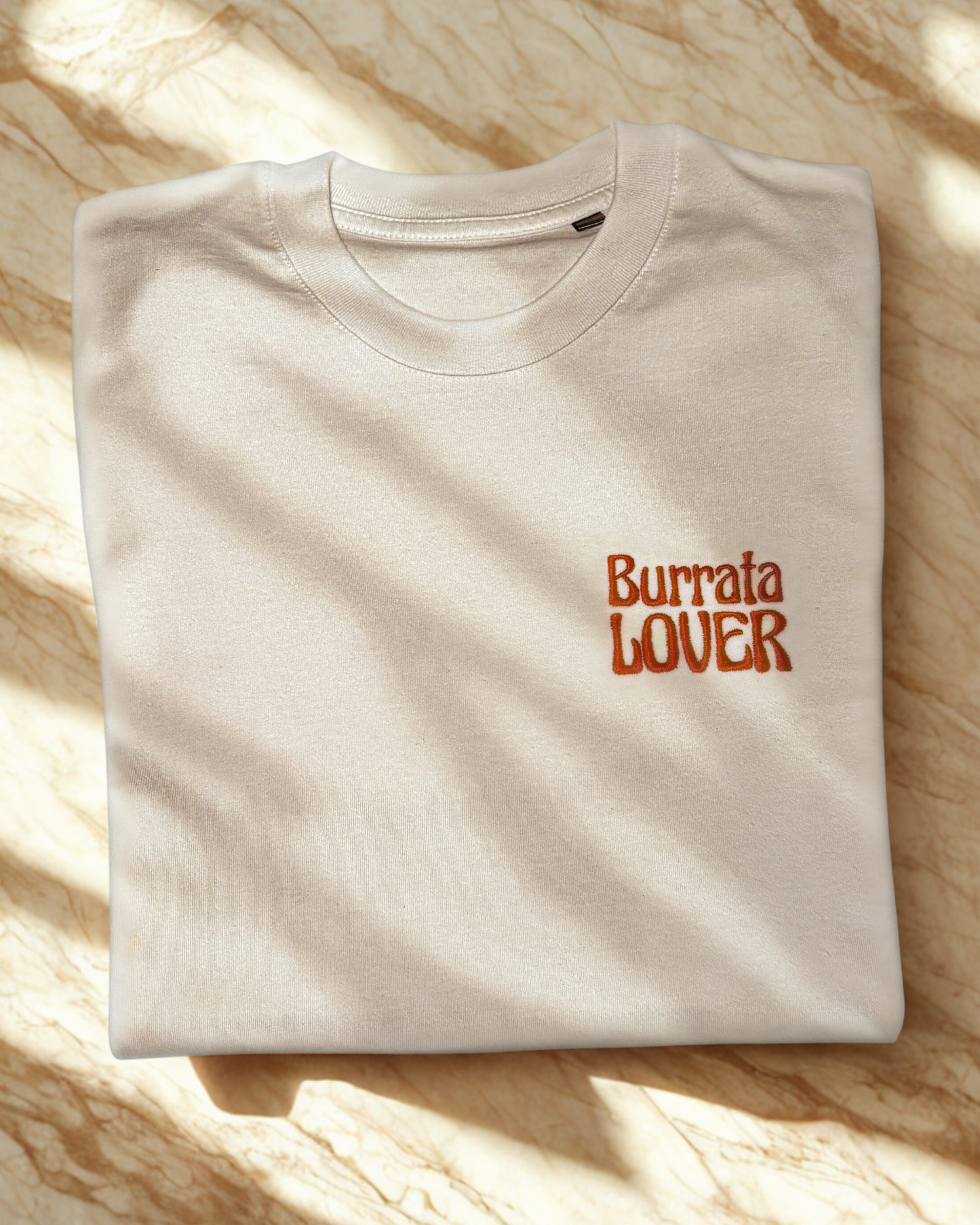 T-shirt brodé Burrata Lover