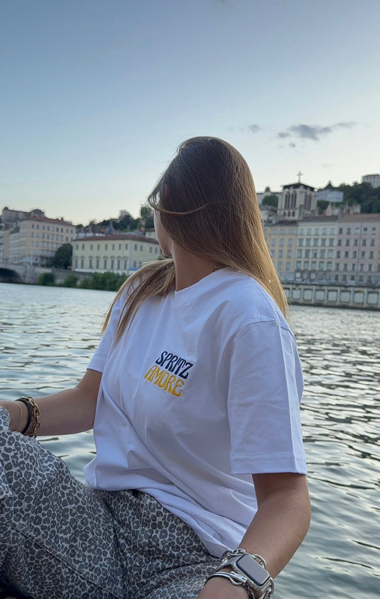T-shirt brodé Spritz Amore
