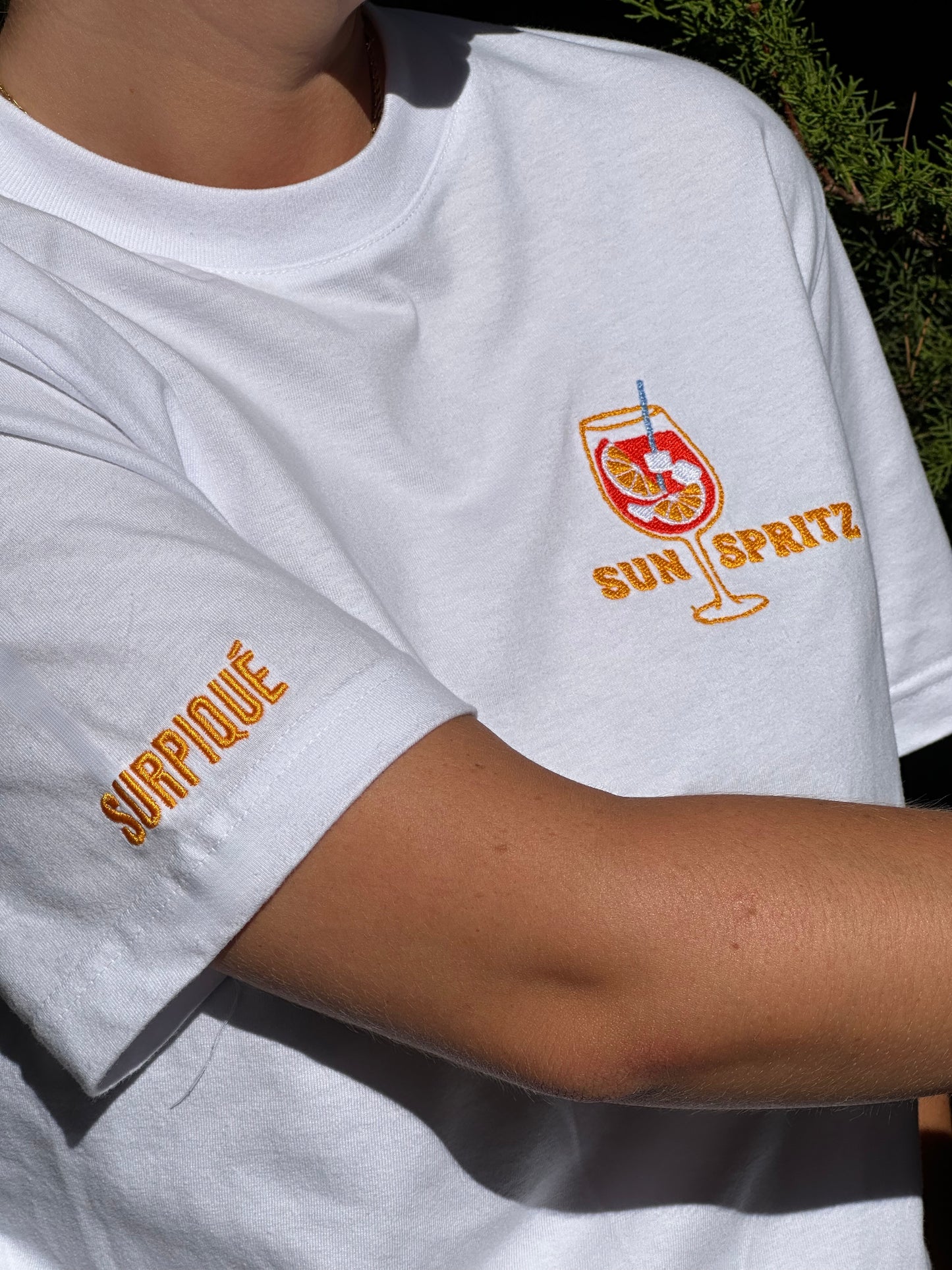 T-shirt brodé Sun Spritz