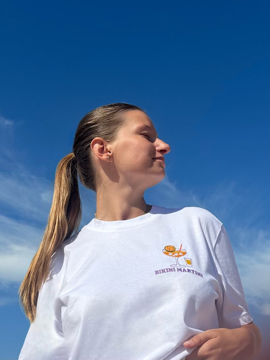 T-shirt brodé Bikini Martini