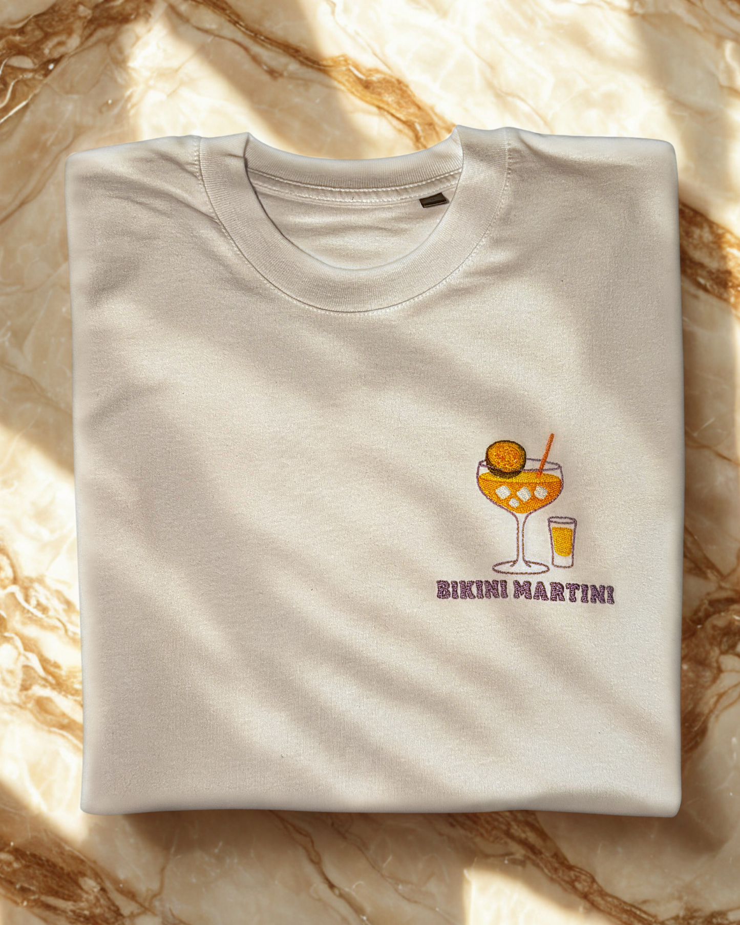 T-shirt brodé Bikini Martini