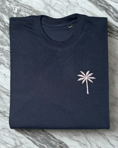 T-shirt brodé Palmier