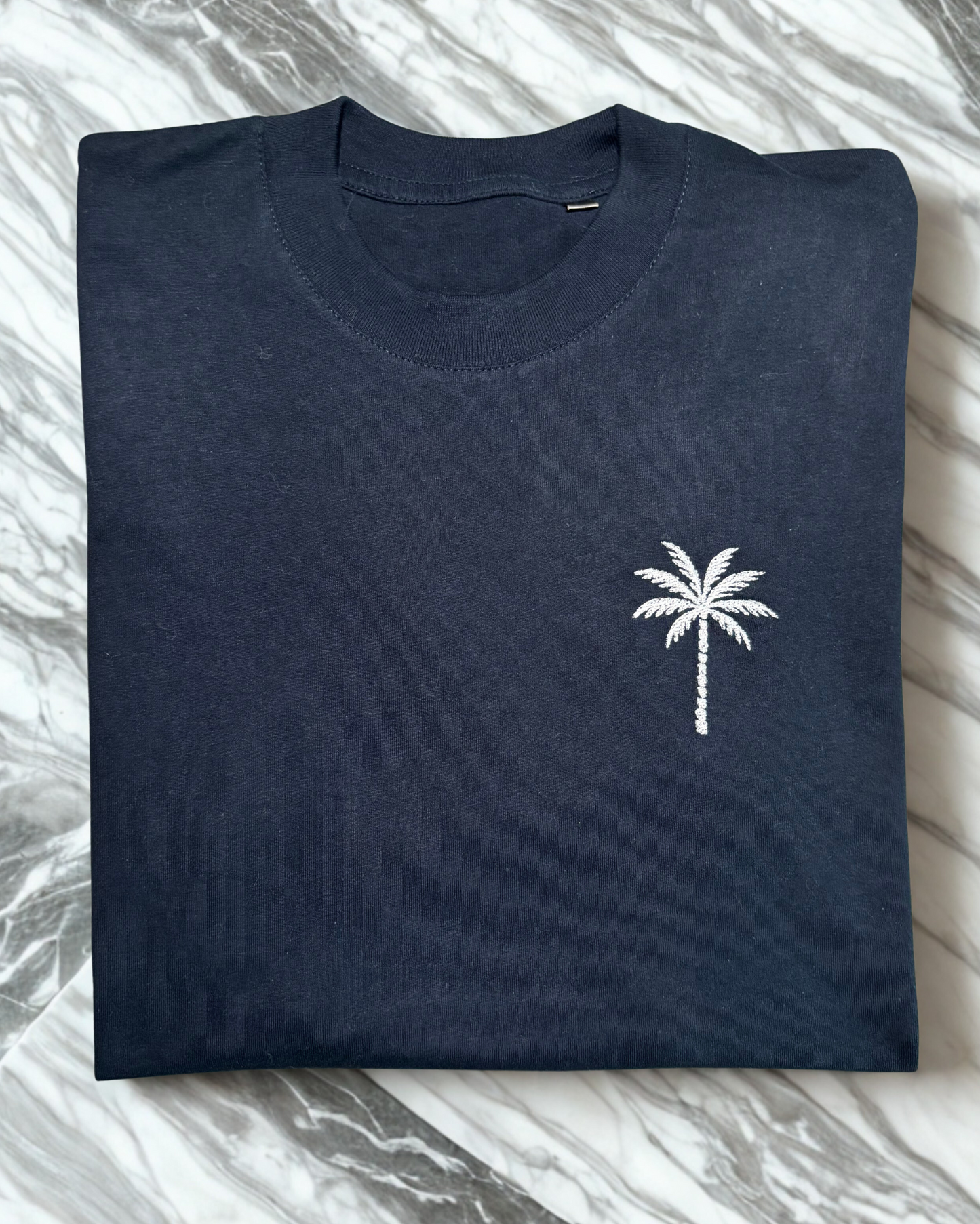 T-shirt brodé Palmier