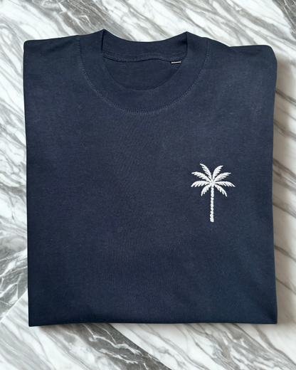 T-shirt brodé Palmier