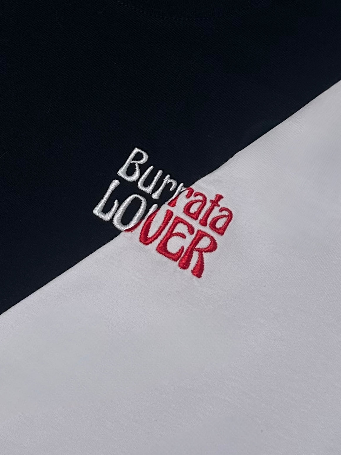T-shirt brodé Burrata Lover