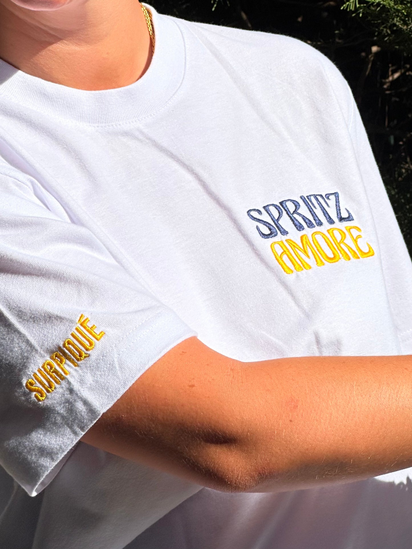 T-shirt brodé Spritz Amore