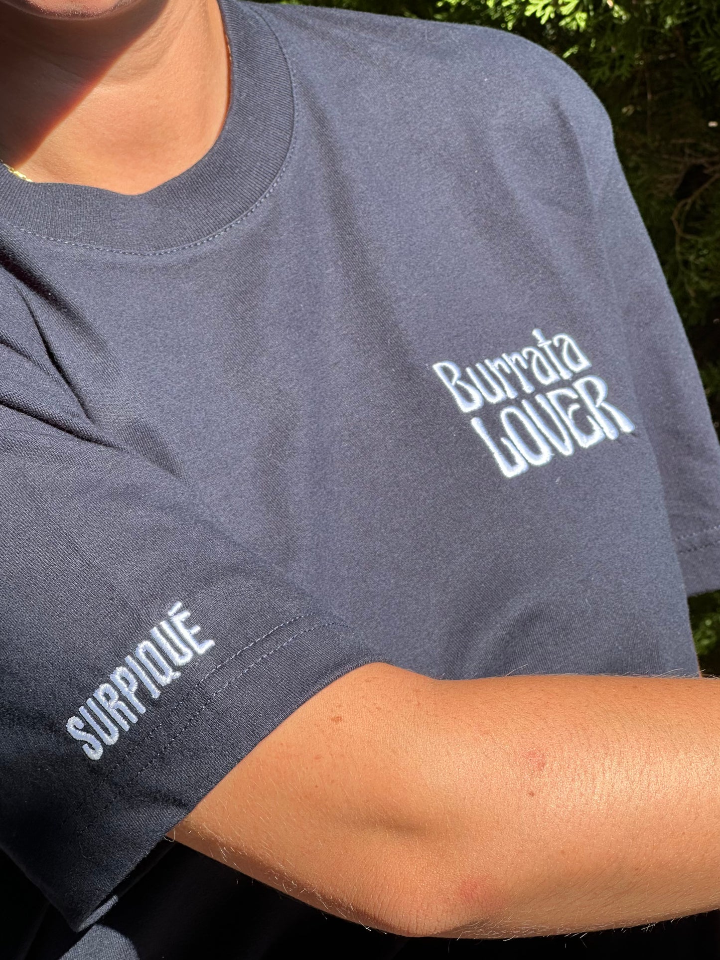 T-shirt brodé Burrata Lover
