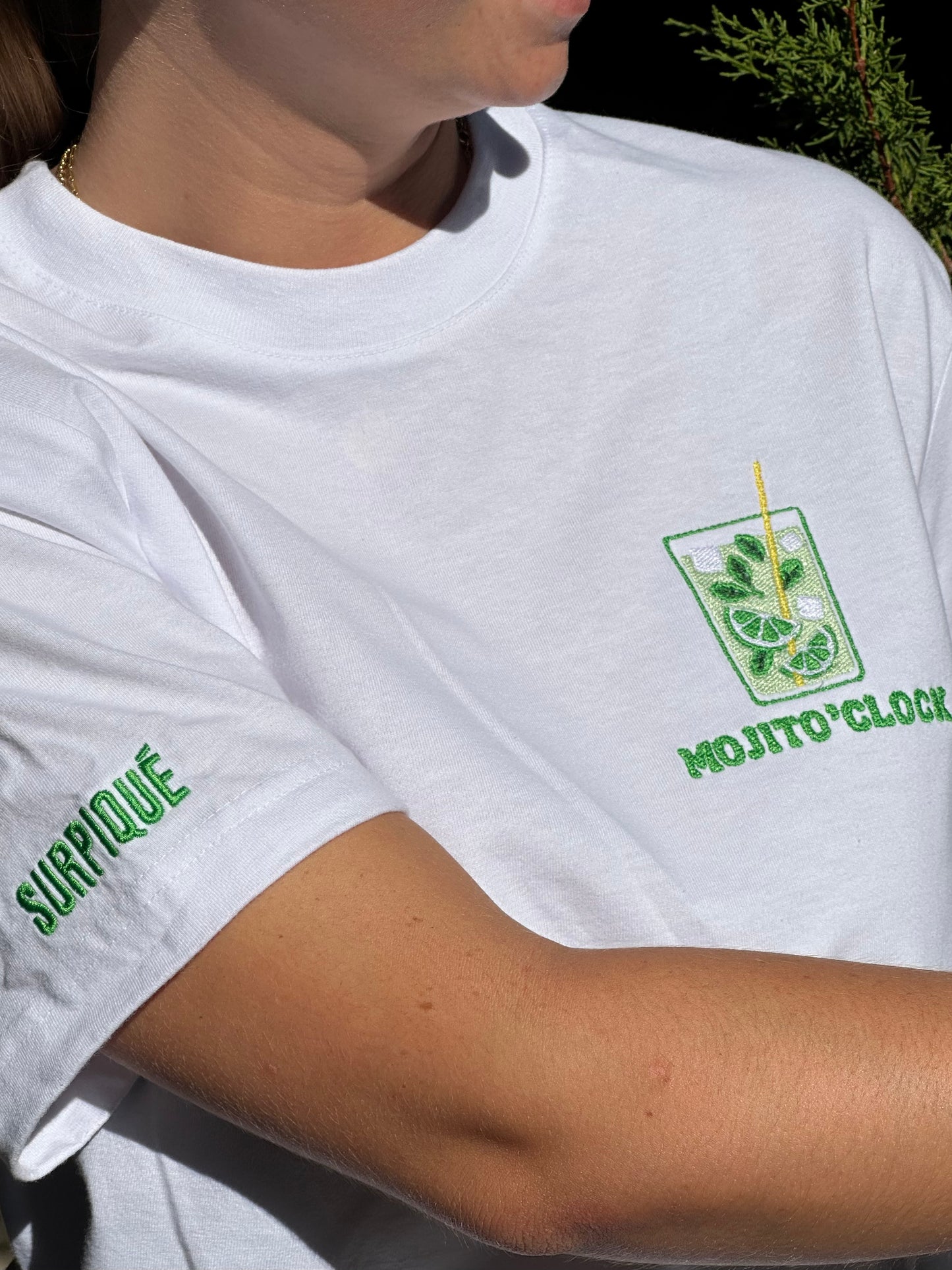 T-shirt brodé Mojito'clock